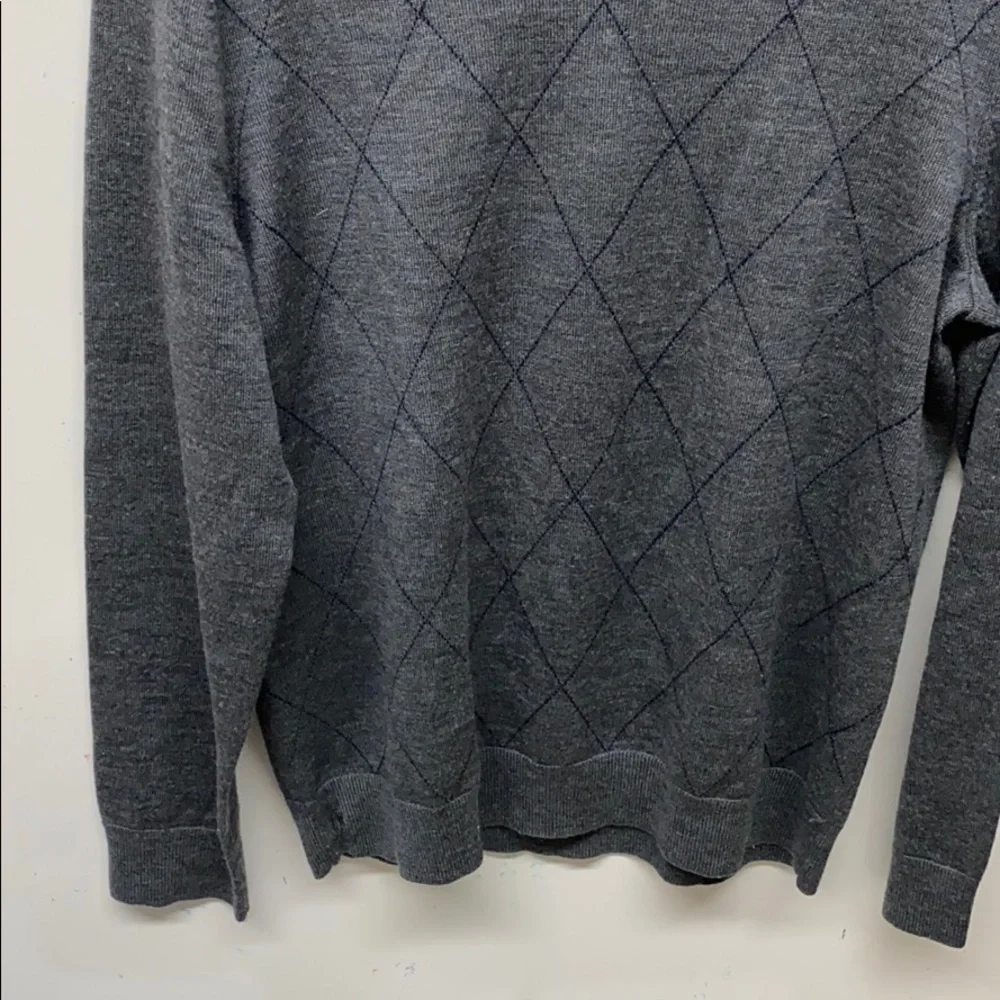 BANANA REPUBLIC dark gray Wool Pullover Sweater